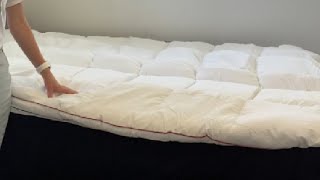 Homemate Surmatelas Queen, housse de matelas rafraîchissante 1800 fils pour un sommeil profond