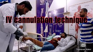 How to insert IV cannula. very easy technique for Doctor's and Nurses