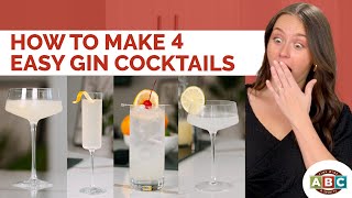 How to Make 4 Easy Gin Cocktails