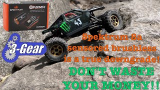 The Spektrum 8a sensored 1/24 brushless system is a real letdown.