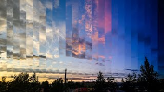 Twilight sky from my window - time lapse [4K]