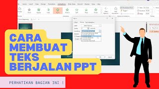 Cara Cepat Membuat Teks/Tulisan Berjalan di PPT (Power Point) yang Menarik dan Aesthetic