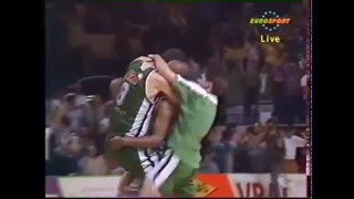 Pau-Orthez Limoges - Finale 1994, match 2 - panier final