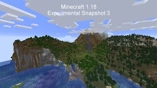 Minecraft 1.18 Experimental snapshot 3