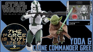 YODA & CLONE COMMANDER GREE - STAR WARS THE BLACK SERIES - CLONES OF THE REPUBLIC