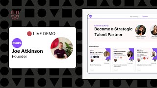 Purpl demo - the TA peer to peer learning platform