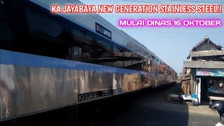 MAKIN MEWAH! KA Jayabaya New Generation Stainless Steel Perdana Berdinas!!