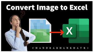 [Hindi] How to Convert Image Text to Excel Sheet ? | ImageText को ExcelSheet में कैसे convert करें ?