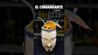 Cóctel El Comandante 😎 Tutorial Bartender #GarnishEventos