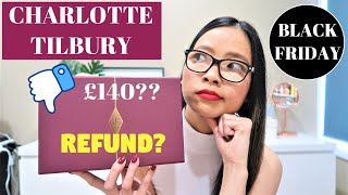 CHARLOTTE TILBURY MYSTERY BOX BLACK FRIDAY 2020 – 50% OFF WITH 9 FULL SIZE WORTH $559? A HUGE FAIL!!