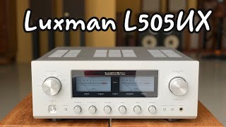 Amply Luxman L505Ux fullbox hàng siêu thị Nhật - liên hệ 0838449449 Hoàng Audio SG