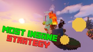 i found the most insane hypixel bedwars strategy #shorts