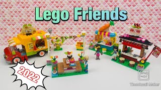 LEGO Friends - Streetfood-Markt - Streed Food Market - 41701 - Stop Motion - Toy Unboxing