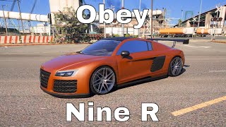 GTA 5 - OBEY NINE R CUSTOMIZATION (AUDI R8 V10)