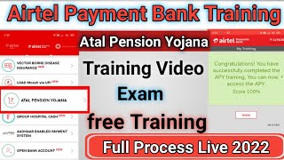 Airtel Payment Bank, Atal Pension Yojana Training certificate How to Exam Airtel Mitra app 2022