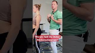 Warum hast Du immer Rückenschmerzen? #shorts