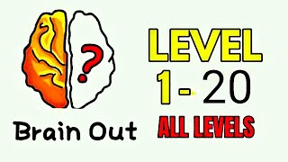 BRAIN OUT LVL 1 TO 20 PUZZLE GAMES