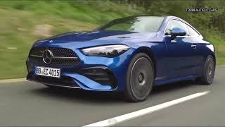 2024 Mercedes Benz CLE 300 4MATIC Spectral Blue Exterior Interior and Driving