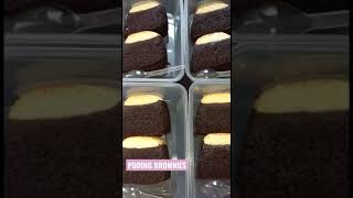 PUDING BROWNIES #shorts #pudingbrownies #ikzafood #cemilankendari #brownieskukus