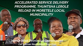 Thuntsha Lerole Community Feedback Session in Moretele Local Municipality