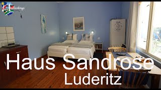 Haus Sandrose Luderitz Namibia. Places to stay in Luderitz.