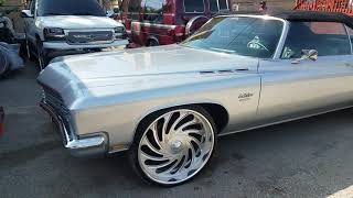 71 Buick Lesabre drop top REMIXED new paint new 26" staggered billets!