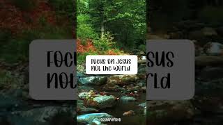 Focus on Jesus new Christian whats app status video ❤️❤️❤️❤️ #motivation #yeshuvinayi #shorts #jesus