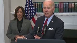 Joe Biden mistakenly calls Kamala Harris 'president'