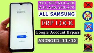 All Samsung A02,A10,A20,A30,A40,A50 Frp Bypass New Method 2024 | Google Account Bypass Without PC