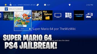 PS4 JAILBREAK - PLAYING SUPER MARIO 64 ON PS4! PS4 JAILBREAK FUN