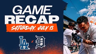 Game Highlights: Tigers Score 5 Runs in the 9th, Gio Urshela Walks-Off the Dodgers  | 7/13/24