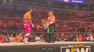 Samoa Joe Debuts on AEW Dynamite #aew #aewdynamite #samoajoe