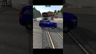 How stop a train 🚆 with xuv700 #technogamerz @AheadgamerZ @AheadgamerZLong