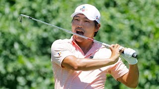 ✅  Sung Kang makes an ace at Colonial and the not-crowd goes not-wild