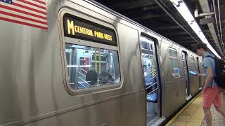 MTA Subways - Alstom R160A-1 #8608 on the (M) at 125th Street