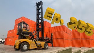 P255 Is It A Big Fork Lift In Star Trailer Yard? No,  It is A Container Lifting Machine