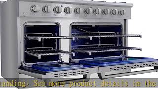 48 Inch Natural Gas, All Gas Double Oven Freestanding Range