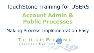 Business Systemization - TouchStone Training #6: Account Administration and Public Processes