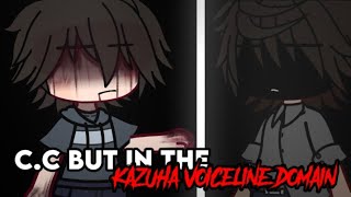 C.C but in the Kazuha voiceline Domain! // Meme // Gacha FnAF //