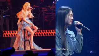 Someone You Loved - Lewis Capaldi (Rosé and Rora cover HIGHLIGHTS) #babymonster #blackpink #kpop