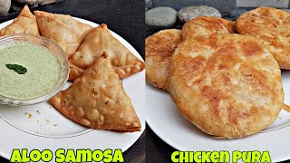 Chicken Pura & Aloo Samosa By Nida's Cuisine