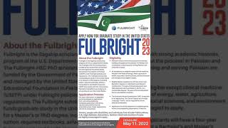 Fulbright Scholarship 2023 I Study in USA #shorts #usa #fulbright