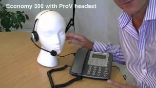 Streamline Economy 300 and Prov headset with phone