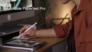 Detachable Paperfeel Pro Screen Protector Installation - Not Magnetic