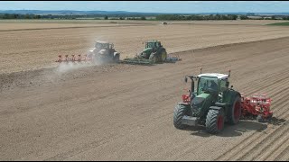 Semis de colza XL🌾! 3 tracteurs à la manœuvre | Fendt/John Deere/Case 🚜