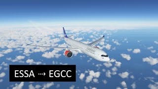 [MSFS] SAS A330-900 | Stockholm Arlanda (ESSA) ⇢ Manchester (EGCC) [FS2020]