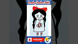 Girl Drawing,Cute Girl Drawing, Beautiful Girl Drawing,Easy Cartoon Girl Drawing