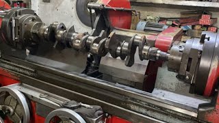 6 Cylinder Diesel Engine Crankshaft Grinding | Complete Process of Refurbishing Crankshaft