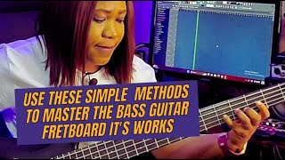 Use these simple methods to master the bass guitar fretboard it's works!