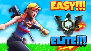 How To GET OUT OF ELITE IN FORTNITE! (under 25 games)